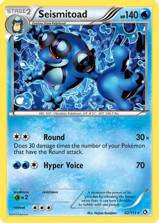 Seismitoad (42) - Legendary Treasures