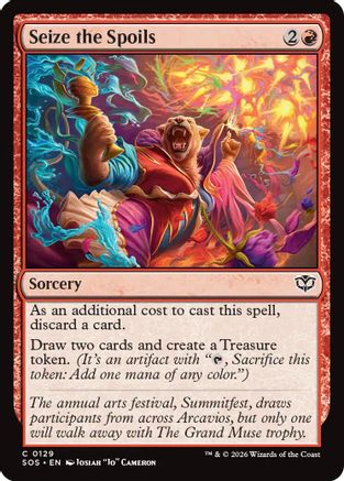 Seize the Spoils (129) Foil - Secrets of Strixhaven