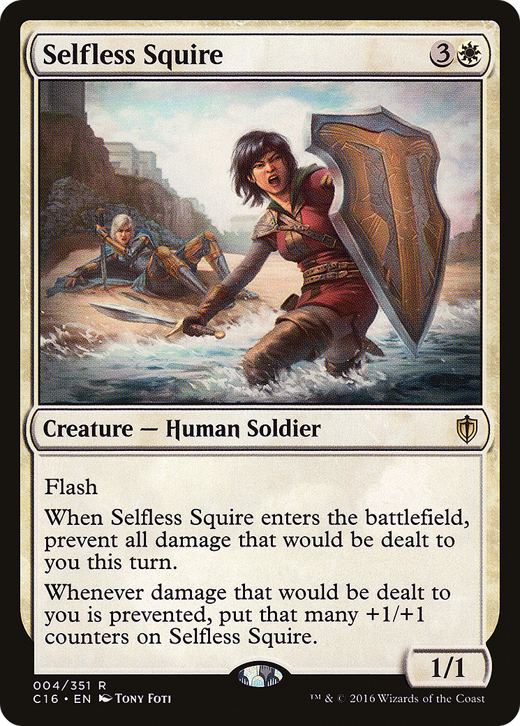 Selfless Squire (004) - Commander 2016