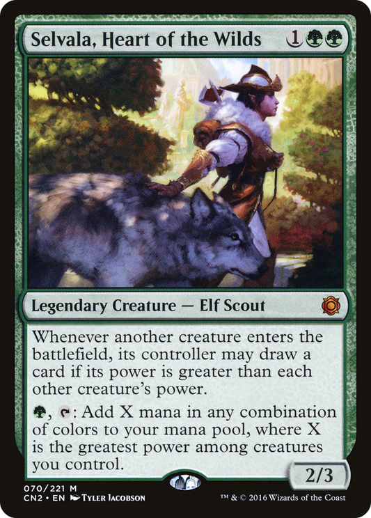 Selvala, Heart of the Wilds (070) Foil - Conspiracy: Take the Crown