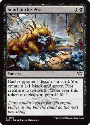 Send in the Pest (100) Foil - Secrets of Strixhaven