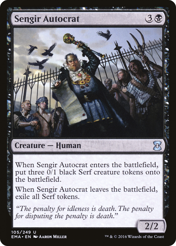 Sengir Autocrat (105) Foil - Eternal Masters