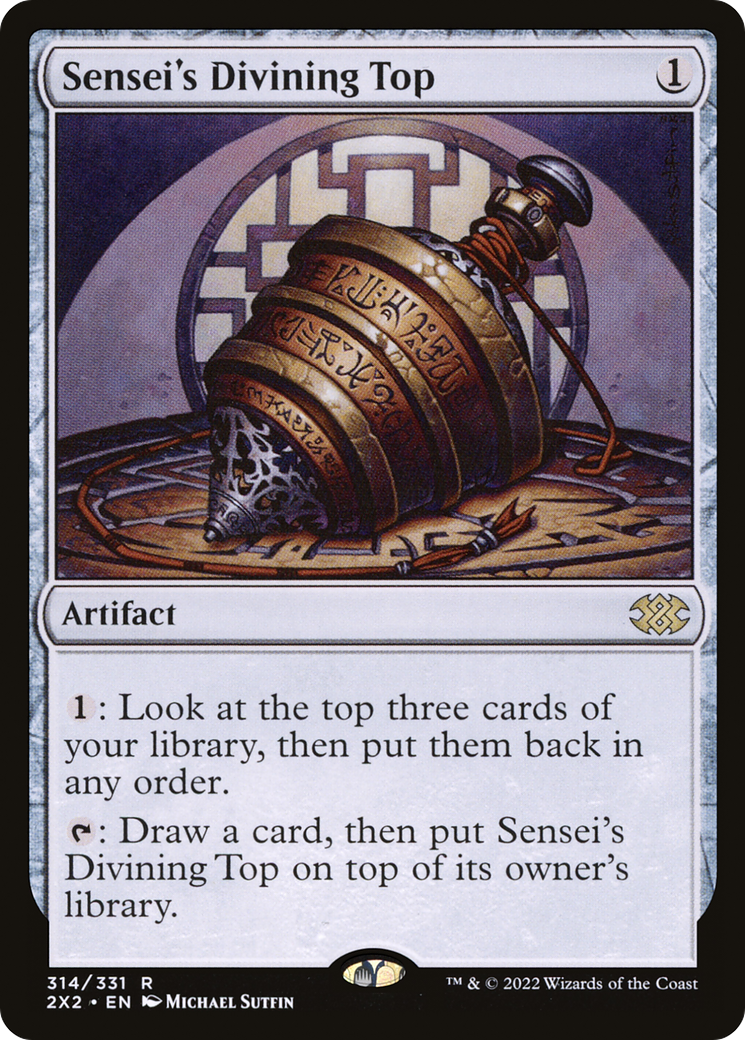 Sensei's Divining Top (314) Foil - Double Masters 2022