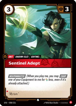 Sentinel Adept (008) Foil - Spiritforged