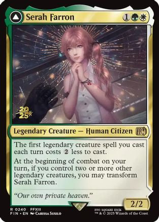 Serah Farron // Crystallized Serah (240) Foil - FINAL FANTASY