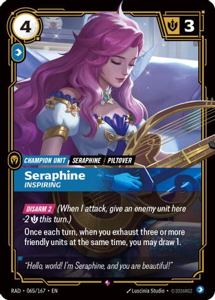 Seraphine, Inspiring (065) Foil - Radiance