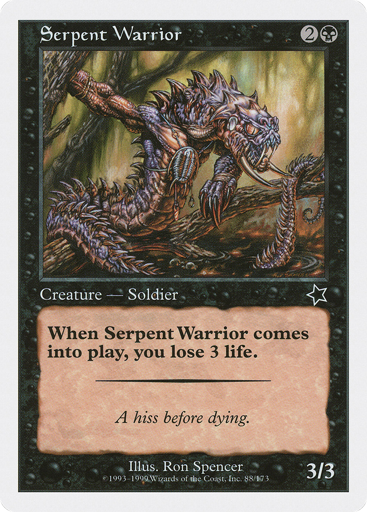Serpent Warrior (088) - Starter 1999
