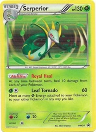 Serperior (BW20) Holofoil - Black Star Promos