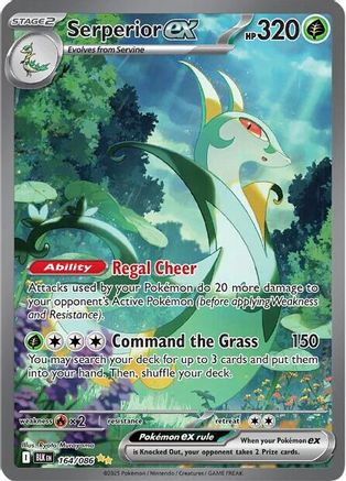 Serperior ex (Alternate Full Art) (164) Holofoil - Black Bolt