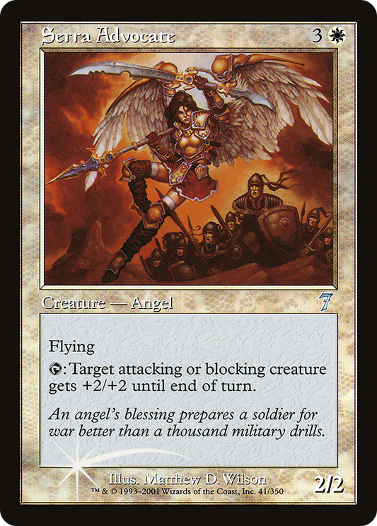 Serra Advocate (041) Foil - Seventh Edition