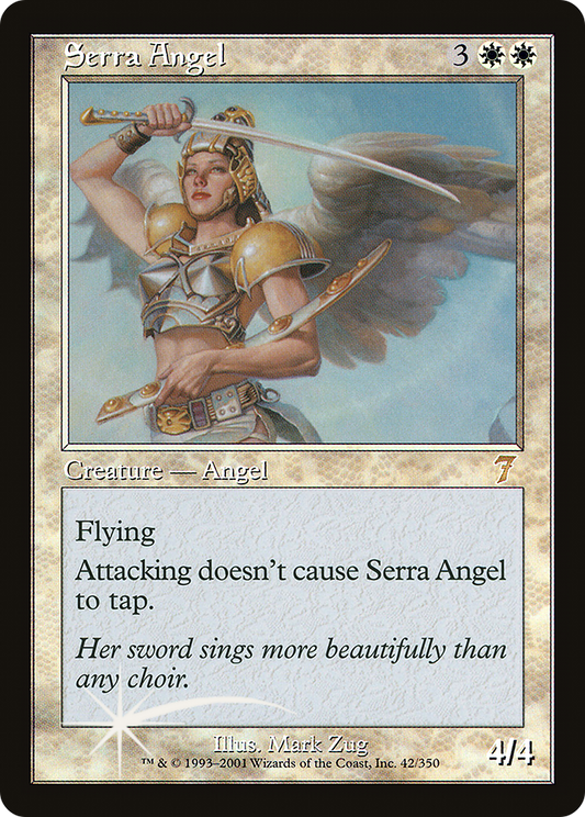 Serra Angel (042) Foil - Seventh Edition