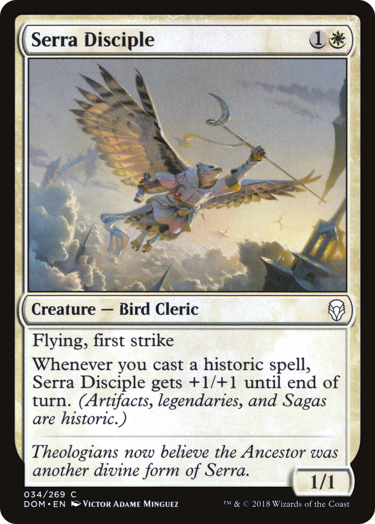 Serra Disciple (034) - Dominaria Foil