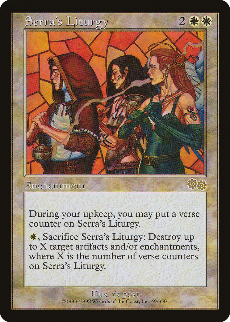 Serra's Liturgy (049) - Urza's Saga