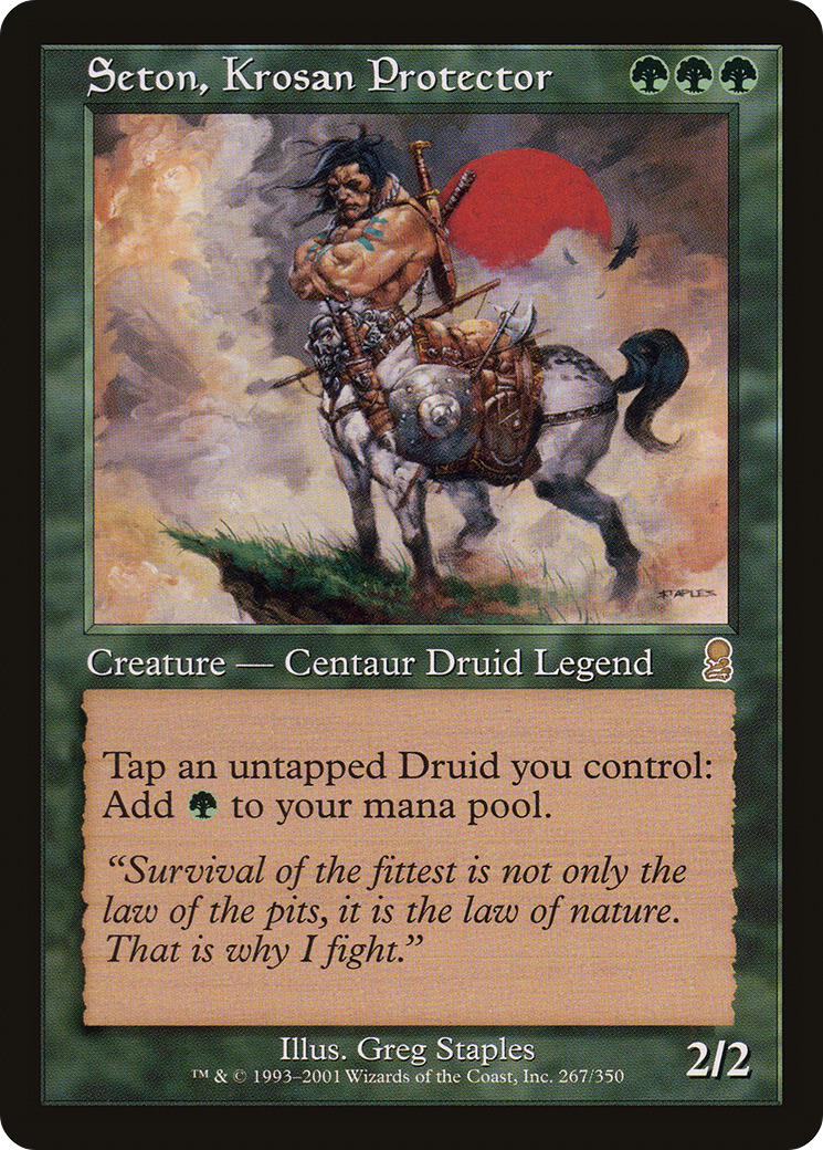 Seton, Krosan Protector (267) Foil - Odyssey