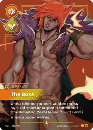 Sett – The Boss (Showcase) (310) Foil - Origins