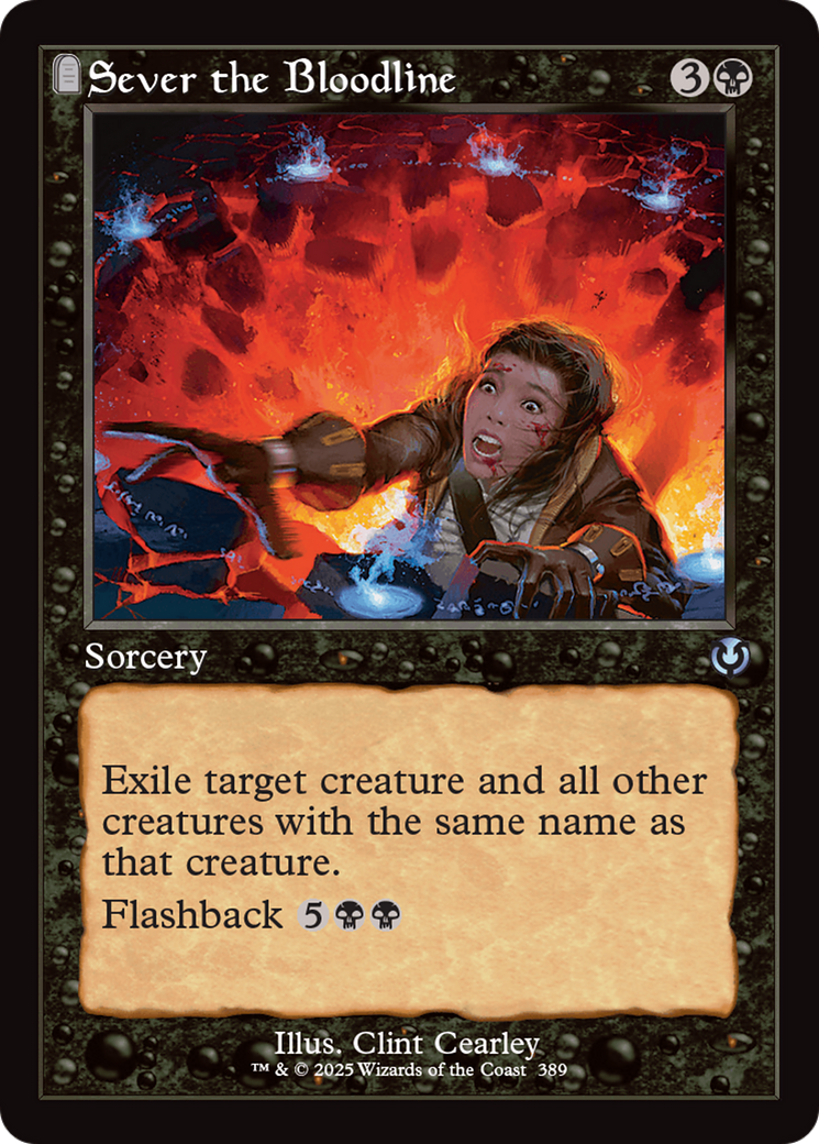 Sever the Bloodline (Retro) (389) Foil - Innistrad Remastered