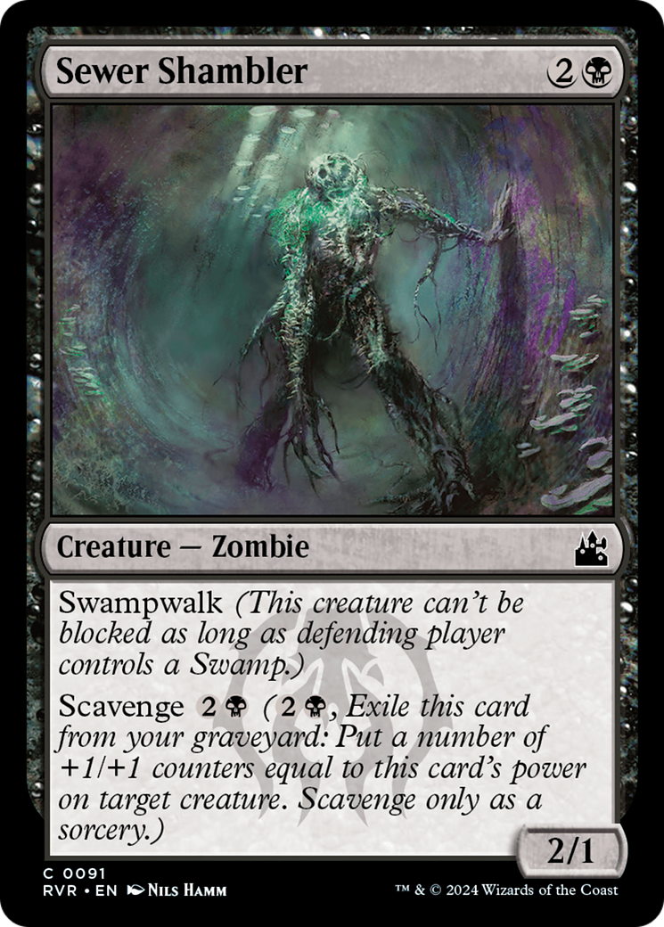 Sewer Shambler (091) - Ravnica Remastered