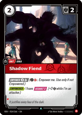 Shadow Fiend (014) Foil - Vendetta
