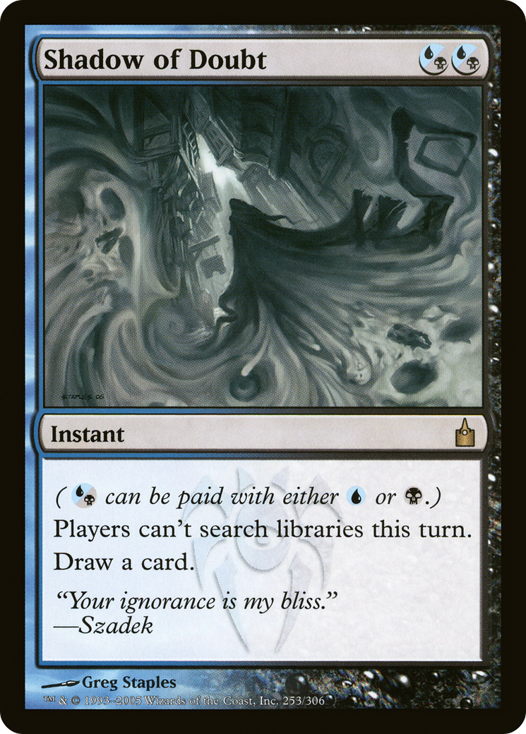 Shadow of Doubt (253) Foil - Ravnica: City of Guilds
