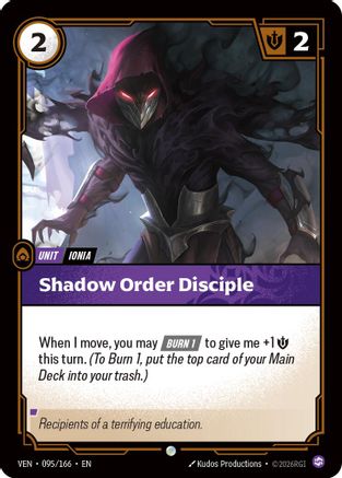 Shadow Order Disciple (095) Foil - Vendetta