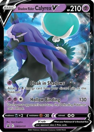 Shadow Rider Calyrex V (SWSH131) Holofoil - Black Star Promos