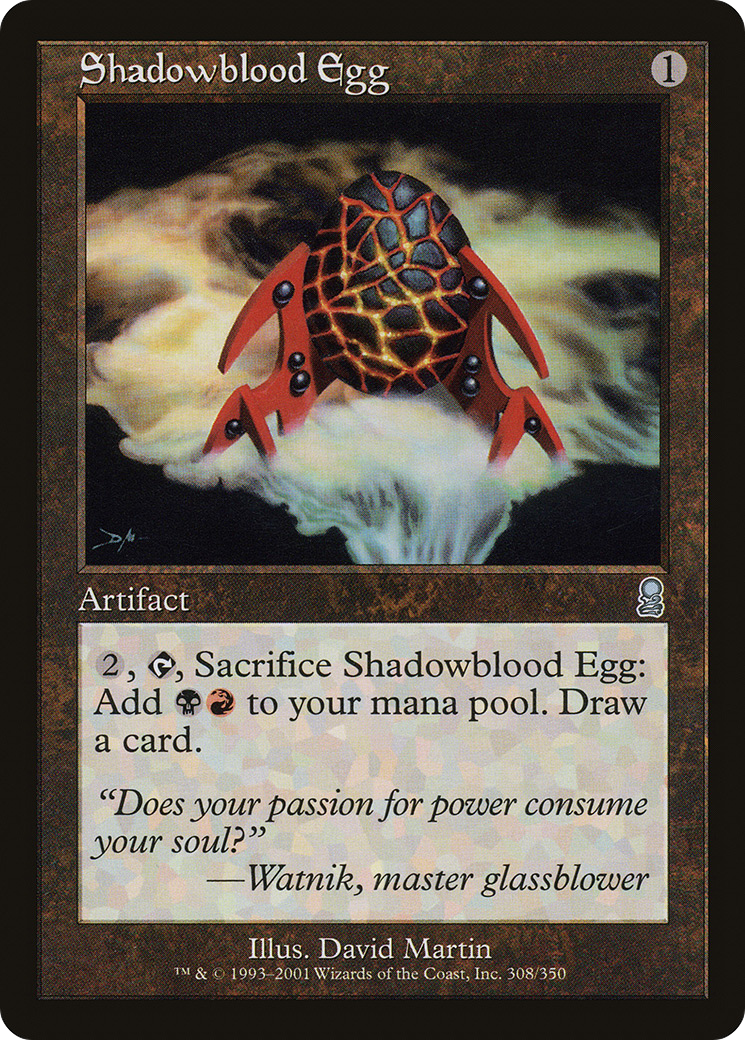 Shadowblood Egg (308) Foil - Odyssey