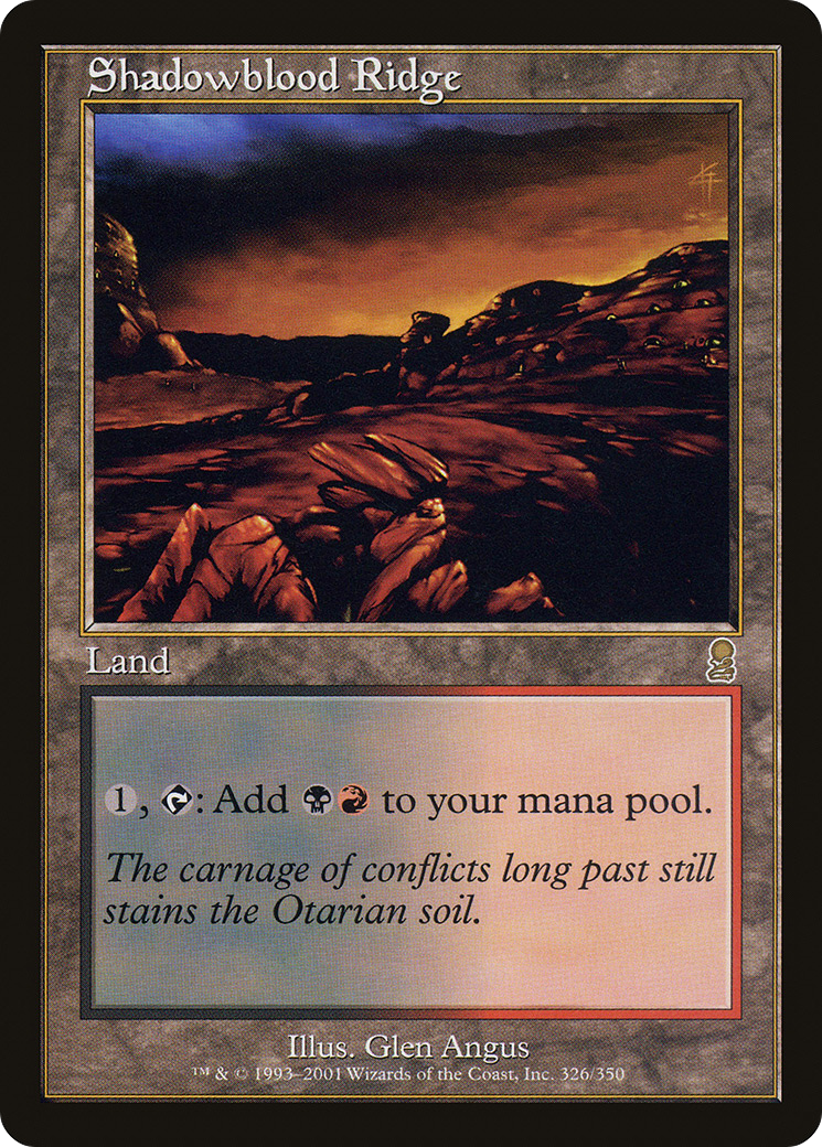Shadowblood Ridge (326) Foil - Odyssey