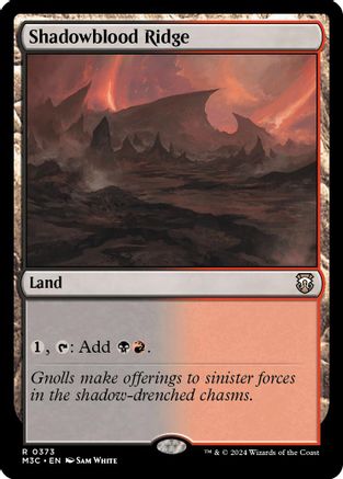 Shadowblood Ridge (373) Ripple Foil - Commander: Modern Horizons 3