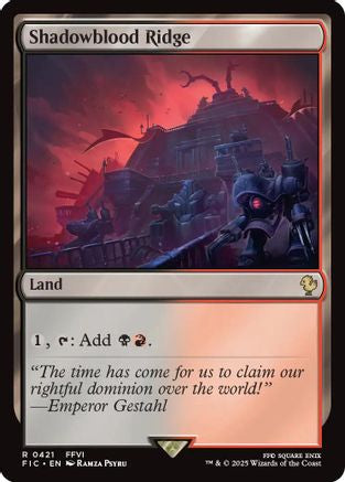 Shadowblood Ridge (421) Surge Foil - Commander: FINAL FANTASY