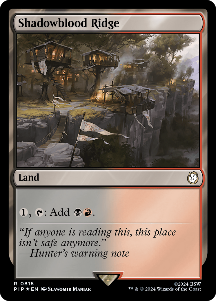 Shadowblood Ridge (816) Surge Foil - Fallout