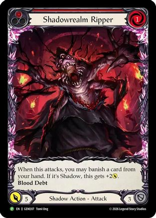 Shadowrealm Ripper (Micro Text) (GEM207) - GEM Pack