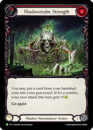 Shadowrealm Strength (JDG089) Cold Foil - Flesh and Blood: Promo Cards