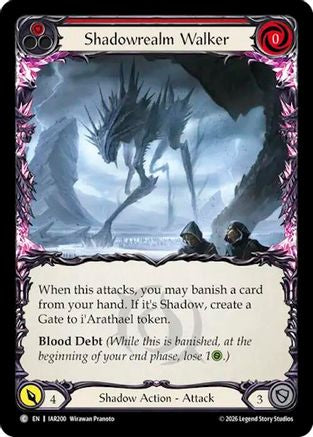 Shadowrealm Walker (Red) (IAR200) Rainbow Foil - Usurp the Shadow Throne