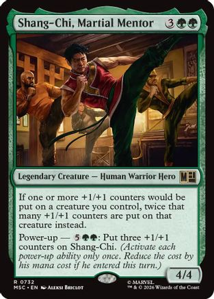 Shang-Chi, Martial Mentor (732) Foil - Commander: Marvel Super Heroes