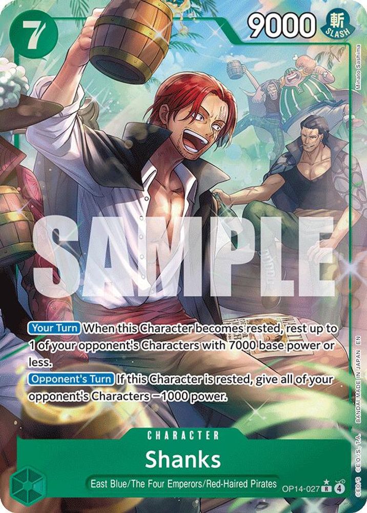 Shanks (Alternate Art) (OP14-027) Foil