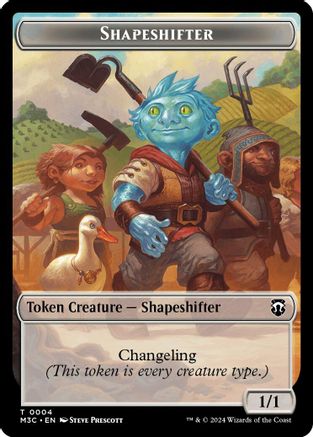 Shapeshifter // Copy (4/1) Ripple Foil - Commander: Modern Horizons 3 Tokens