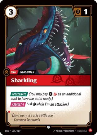 Sharkling (006) Foil - Unleashed