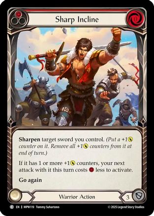 Sharp Incline (Red) (MPW119) - Mastery Pack Warrior