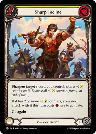 Sharp Incline (Yellow) (MPW120) - Mastery Pack Warrior