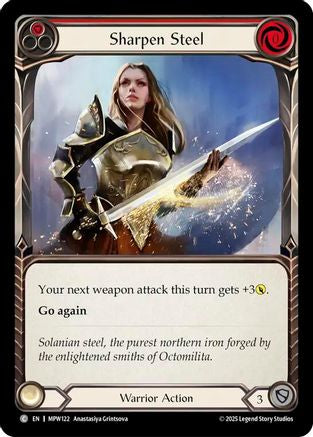 Sharpen Steel (Red) (MPW122) - Mastery Pack Warrior