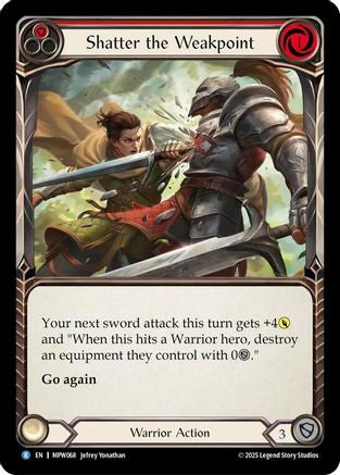 Shatter the Weakpoint (Red) (MPW068) - Mastery Pack Warrior