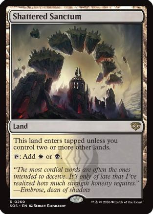 Shattered Sanctum (260) Foil - Secrets of Strixhaven