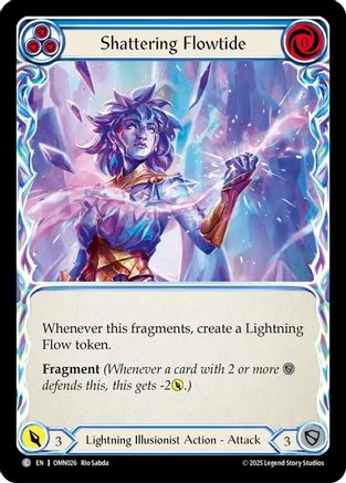 Shattering Flowtide (Blue) (OMN026) - Omens of the Third Age
