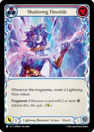 Shattering Flowtide (Red) (OMN024) - Omens of the Third Age