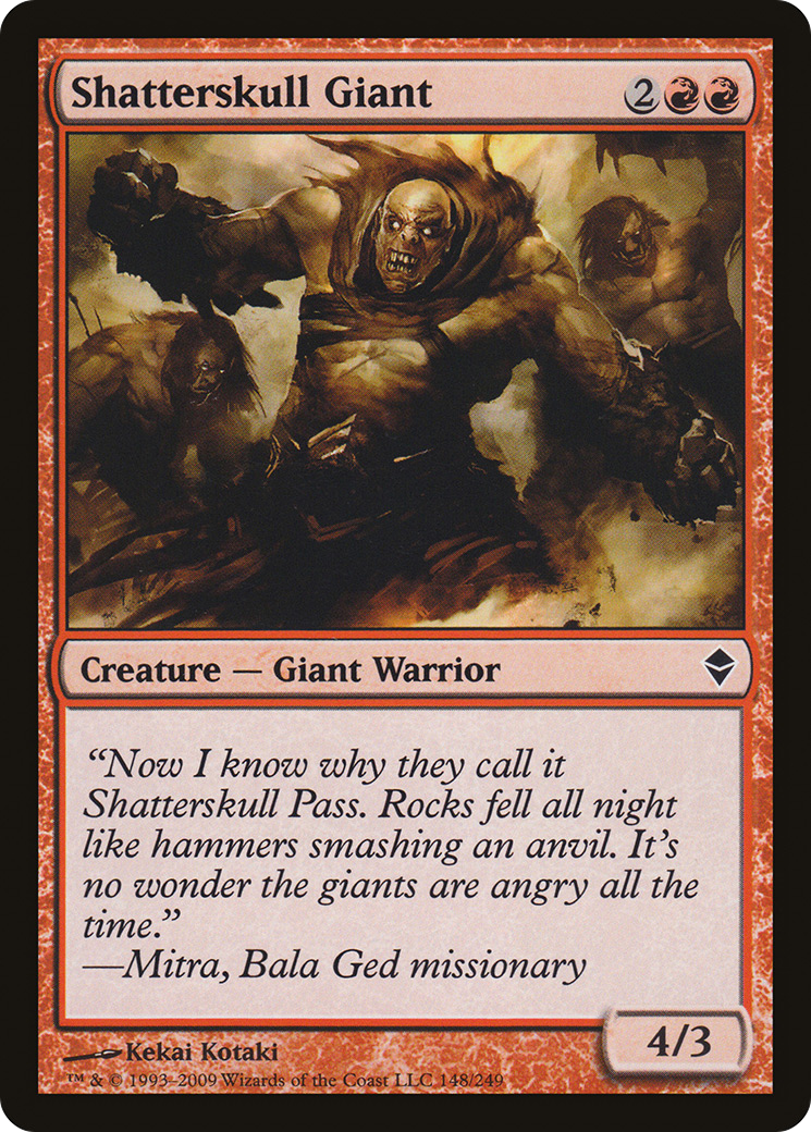 Shatterskull Giant (148) - Zendikar Foil