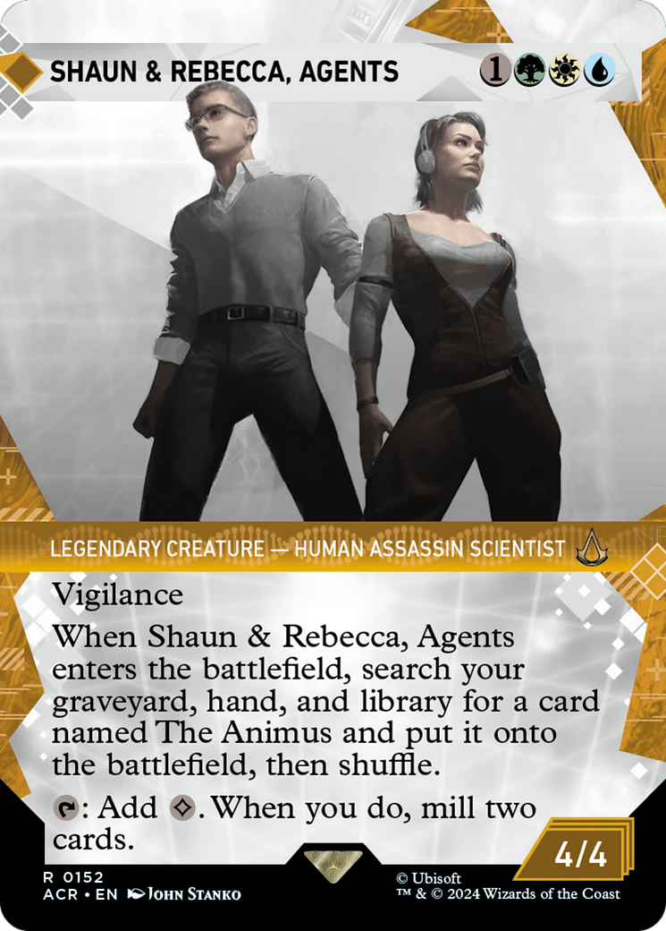 Shaun & Rebecca, Agents (Showcase) (152) Foil - Assassin's Creed