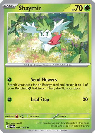 Shaymin (3) Reverse Holofoil - Perfect Order