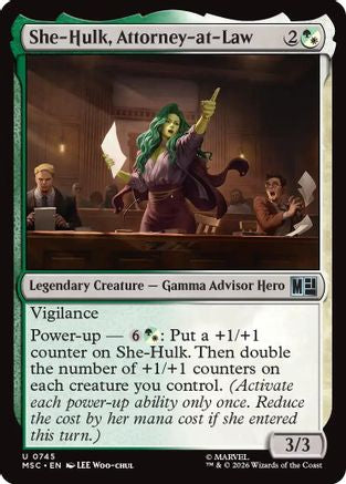 She-Hulk, Attorney-at-Law (745) Foil - Marvel Super Heroes
