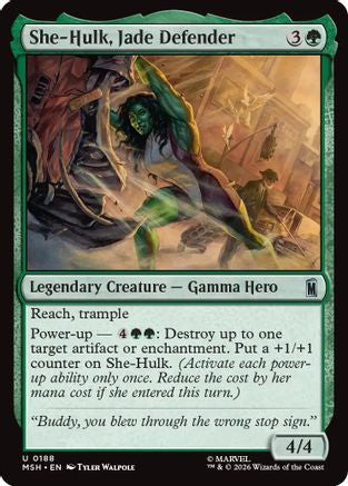 She-Hulk, Jade Defender (188) - Marvel Super Heroes