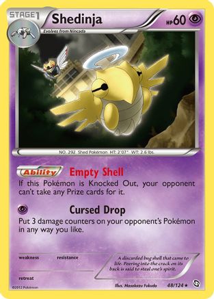 Shedinja (48) Reverse Holofoil - Dragons Exalted